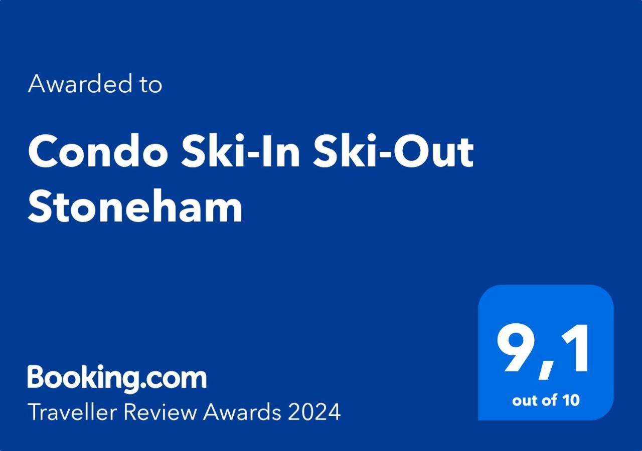 Condo Ski-In Ski-Out Stoneham Kültér fotó